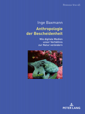 cover image of Anthropologie der Bescheidenheit